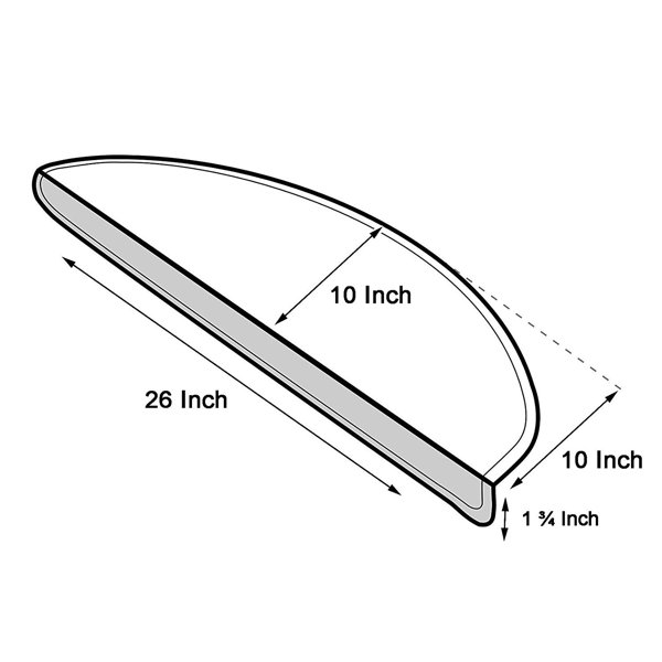 Symple Stuff ConCo Bullnose Carpet Stair Tread & Reviews Wayfair.ca